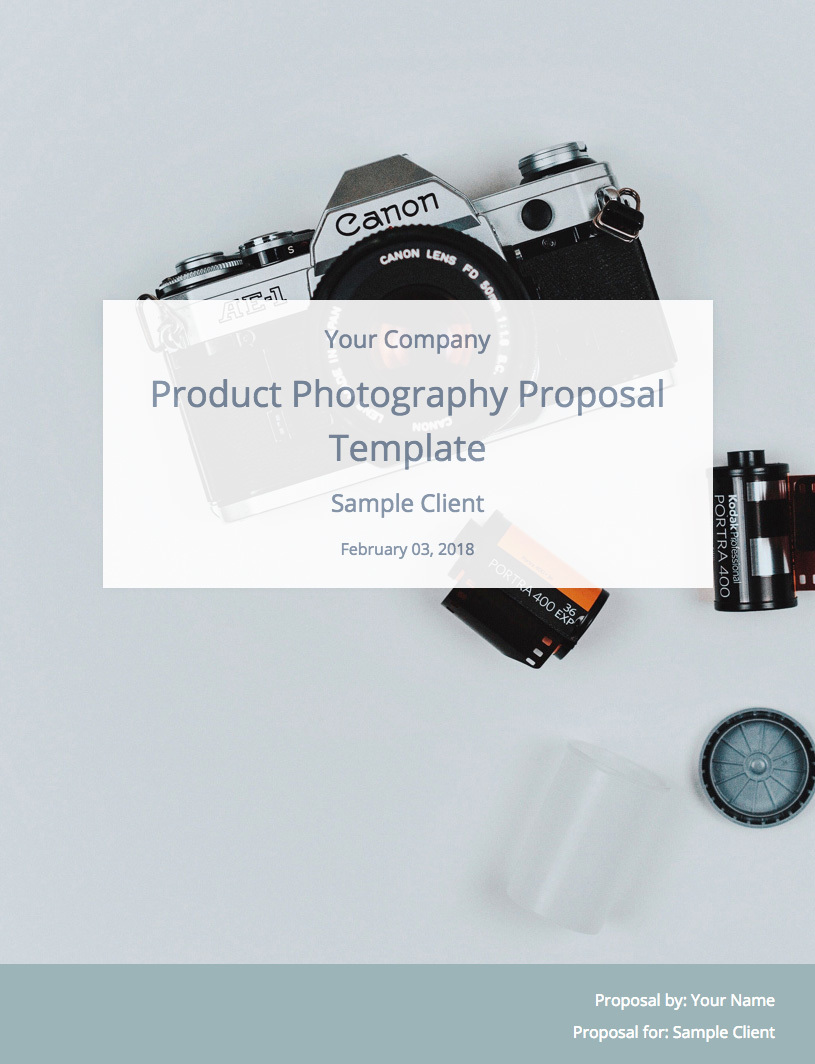 A Product Photography Proposal (and Template) to Win Clients With Regard To Photography Proposal Template